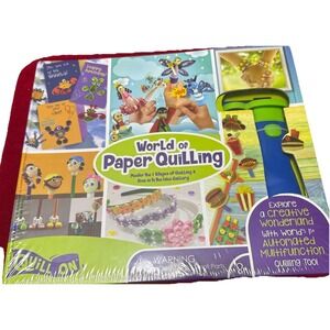 World of Paper Quilling w/ Electric Quilling Tool | Paper Quilling Kit | Sealed